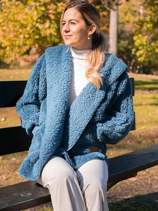 Nordic Beach Sweaters - Sherpa Cardigan Nordic Beach